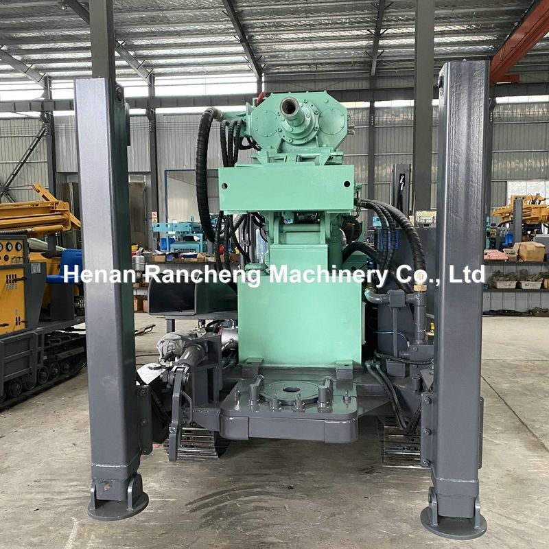 kedalaman bor 350m mesin pengeboran lubang air dengan mesin Yuchai 91KW