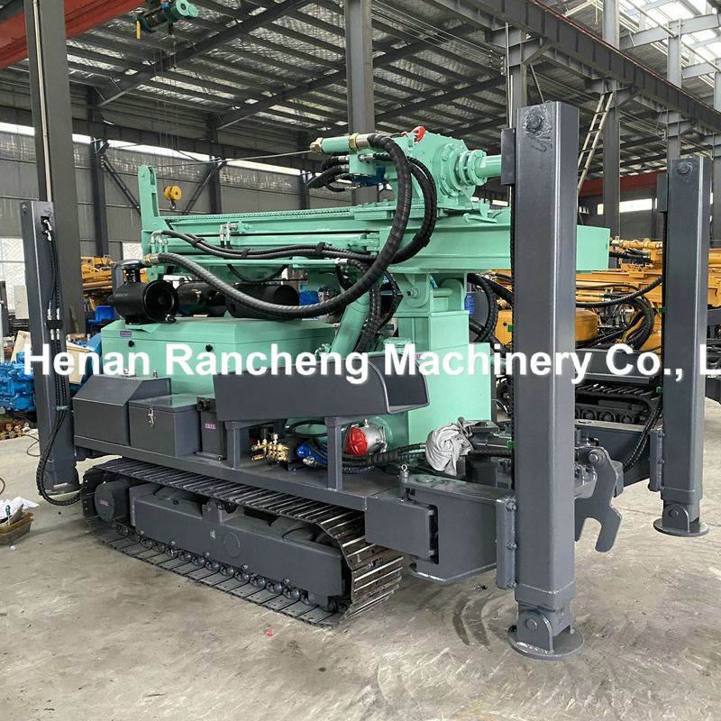 kedalaman bor 350m mesin pengeboran lubang air dengan mesin Yuchai 91KW