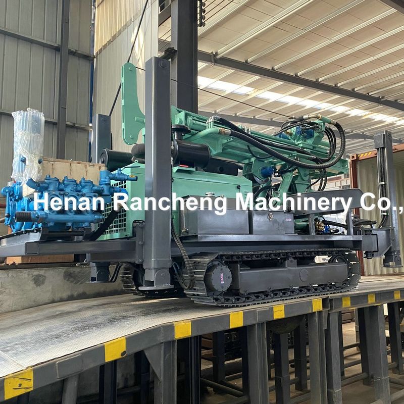kedalaman bor 350m mesin pengeboran lubang air dengan mesin Yuchai 91KW