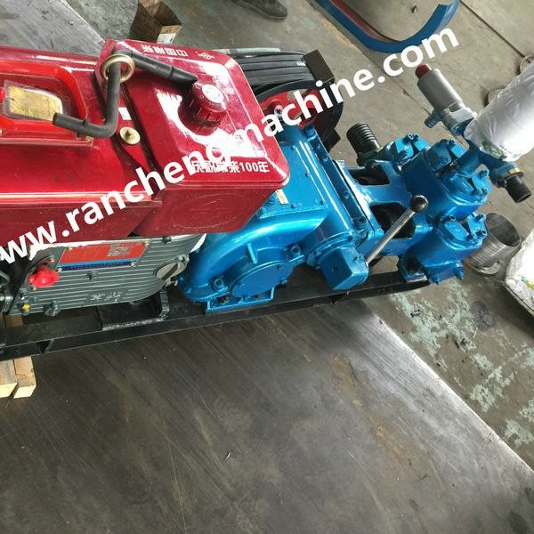 BW200 Horisontal Tipe Dua Silinder Pompa Aksi Ganda Rigs Pengeboran Dalam 200m