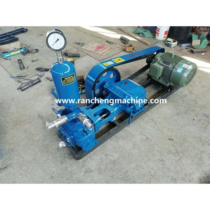 BW200 Horisontal Tipe Dua Silinder Pompa Aksi Ganda Rigs Pengeboran Dalam 200m