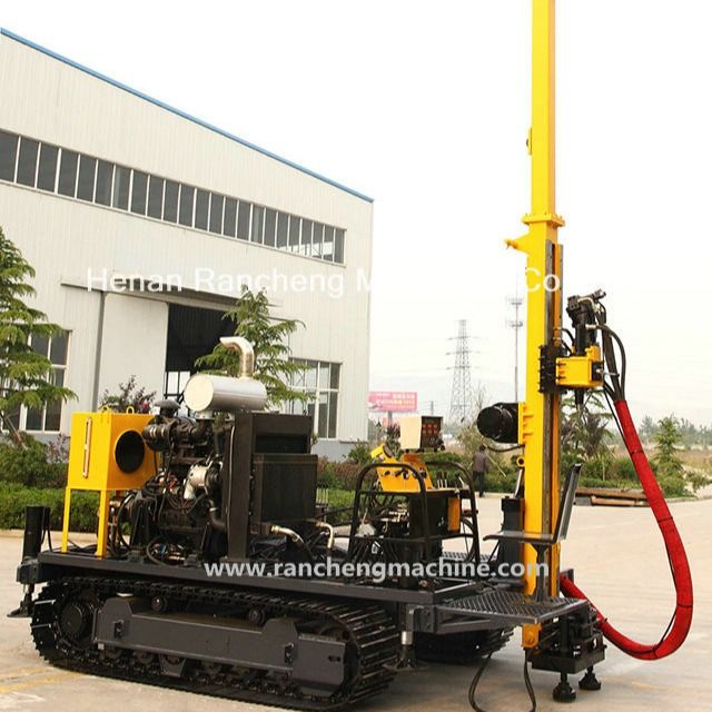 Pengeboran Core Crawler Hydraulic Advanced Rig Didorong oleh 74KW Cu-mmins
