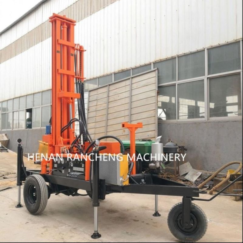 RCF150W 150m roda dipasang sumur air Bor lubang Boring Rig Untuk sumur air