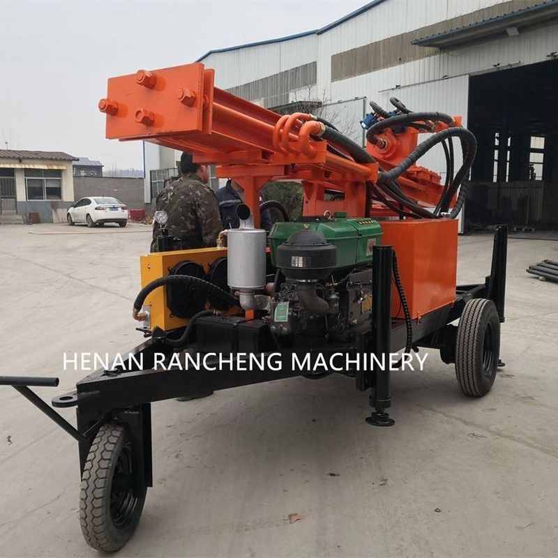 RCF150W 150m roda dipasang sumur air Bor lubang Boring Rig Untuk sumur air
