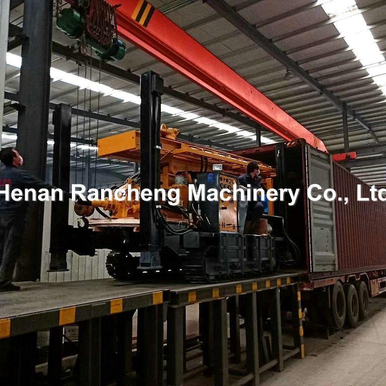 800m Geoteknik Hydraulic Crawler Tipe Blast Borehole Mining Machine Untuk Batu