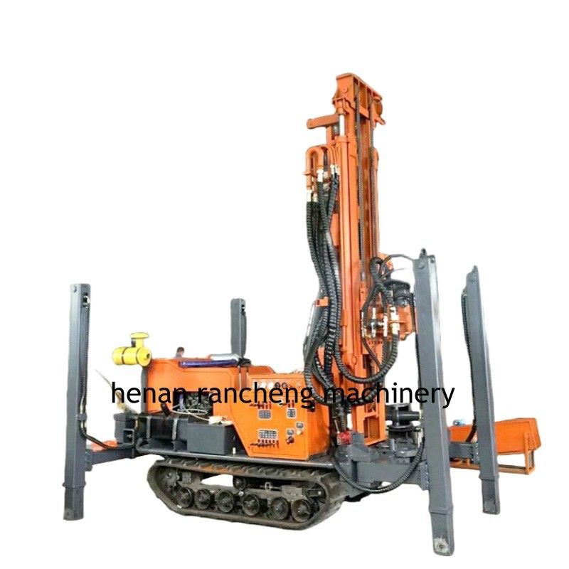 RCF800C Multi Fungsi Boring Rig 800m kedalaman Hydraulic Borhole Rig Dengan 154KW Cummins Engine