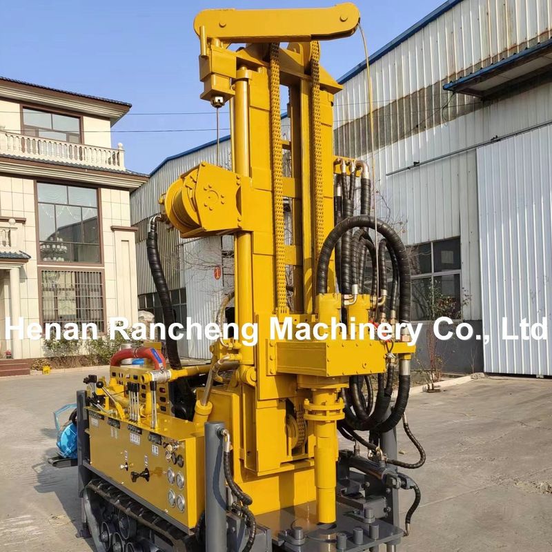 150m Deep Compact Portable Crawler Drilling Rig Untuk Proyek Lubang Air