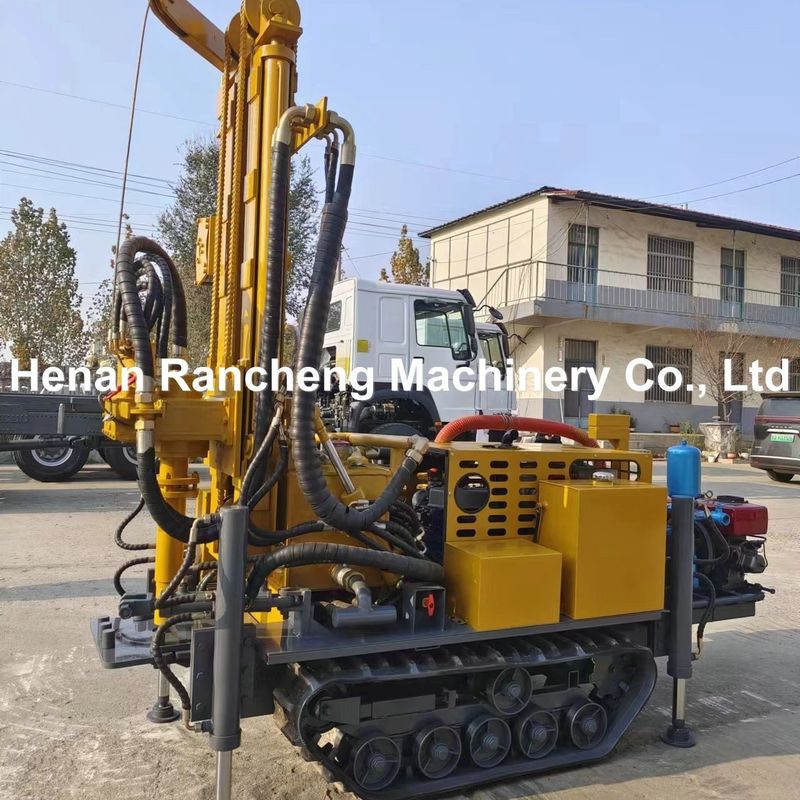 150m Deep Compact Portable Crawler Drilling Rig Untuk Proyek Lubang Air