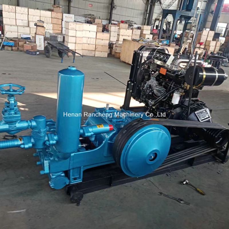 Pompa Piston Tri-silinder Horizontal Double Role Penthouse Detroit BW850 Pompa Lumpur Dengan Aliran 850L/menit