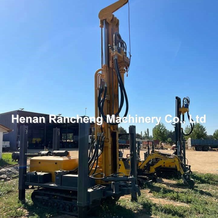 200m Crawler Mesin Diesel Mesin Pengeboran sumur Air Bor Bor Bor Tambang Tambang Pengeboran