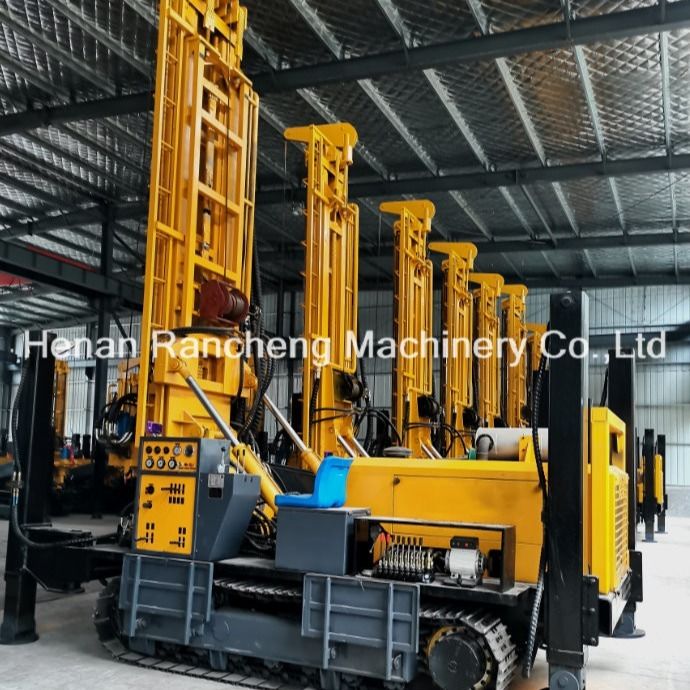 500m Air sumur hidrolik Pengeboran Rig untuk Air sumur Bor Core Mining RC Mesin Pengeboran