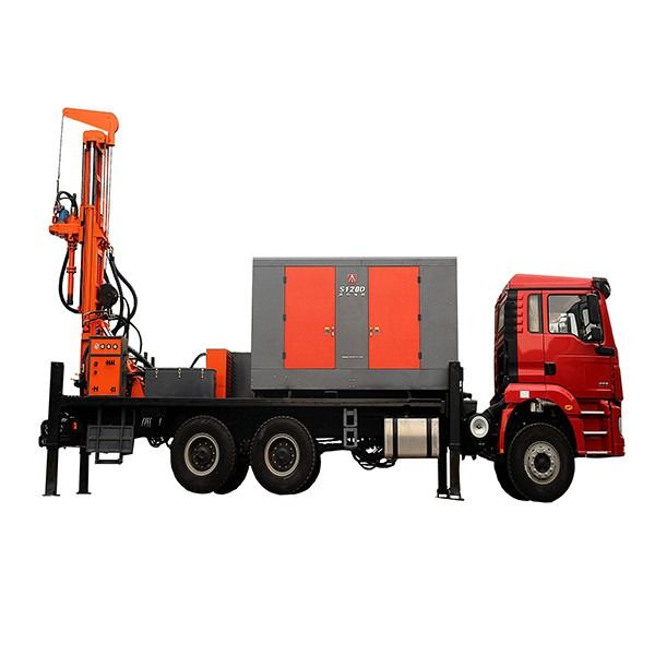 200m Truk dipasang Air Well Pengeboran Rig Borhole Boring Mesin Peralatan Mesin Bor Portable
