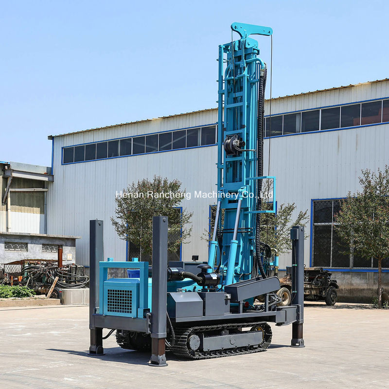 RCF280C Steel Crawler Air Well Drilling Rig Mesin 280m kedalaman Underground Boring Hole Drilling Rig