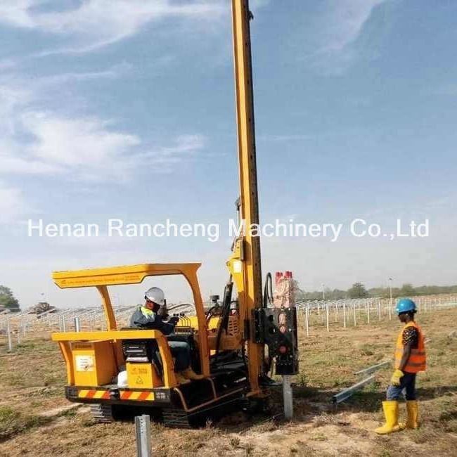 Driver Solar Pile RCH530D Untuk Mesin Diesel 70KW / Min Aliran Tingkat Sistem Hidraulik