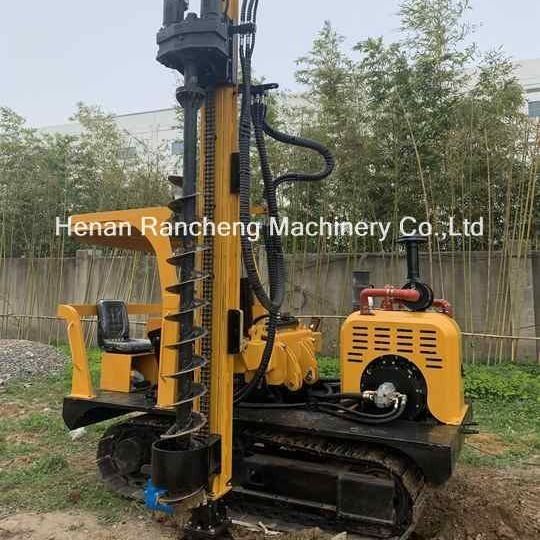 Driver Solar Pile RCH530D Untuk Mesin Diesel 70KW / Min Aliran Tingkat Sistem Hidraulik