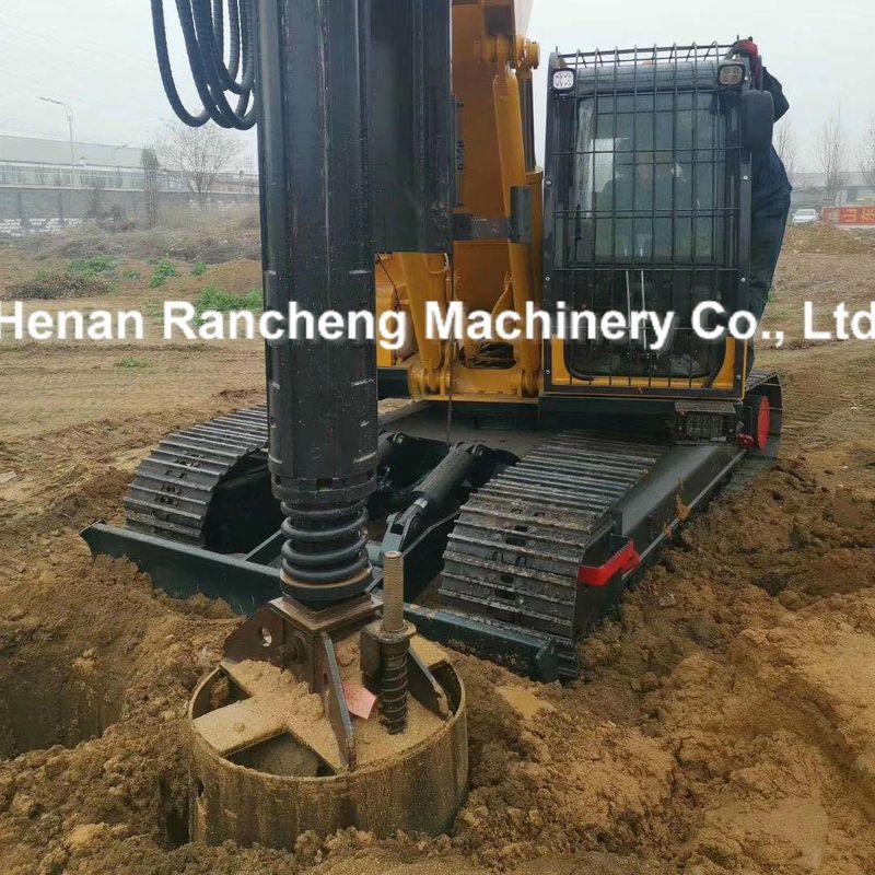 20m Rotary Pengeboran Rig Operasi Cerdas Dan Display Point Dan Panel Kontrol Sentuh Pengeboran Rig