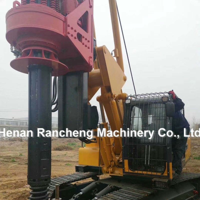 20m Rotary Pengeboran Rig Operasi Cerdas Dan Display Point Dan Panel Kontrol Sentuh Pengeboran Rig