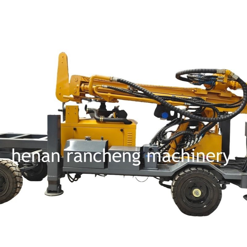 Mesin Pengeboran Lubang RCF220W Portable dengan 1.4T Winch Hoisting Force