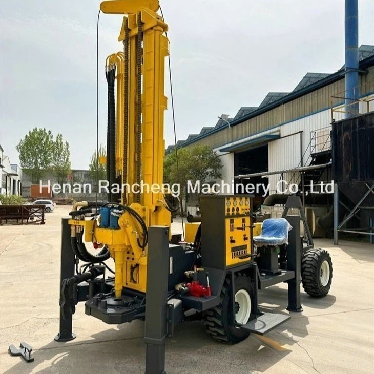 Mesin Pengeboran Lubang RCF220W Portable dengan 1.4T Winch Hoisting Force
