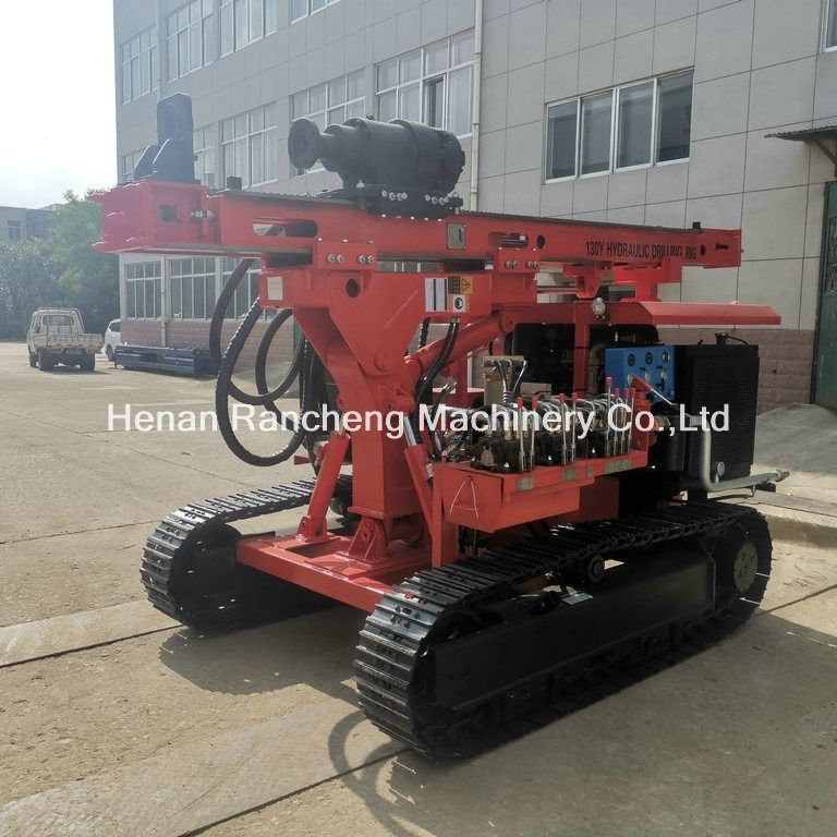 The RC130Y Solar Pile Driver adalah down hole mesin pengeboran rig dan bore diameter adalah 400mm