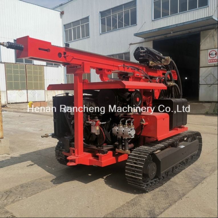 The RC130Y Solar Pile Driver adalah down hole mesin pengeboran rig dan bore diameter adalah 400mm