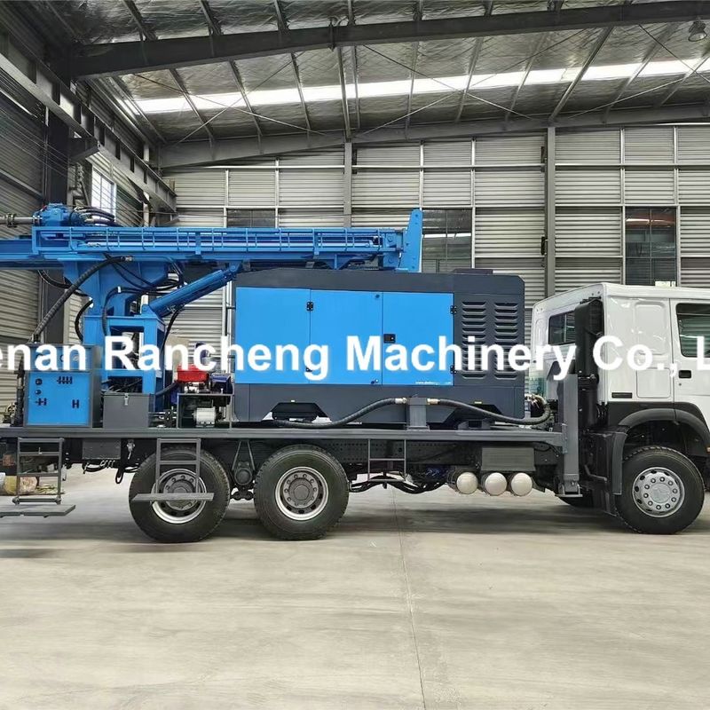 Full Hydraulic Water Well Drill Machine Bore Hole 500m Deep Truck Mounted Water Well Drill Rig