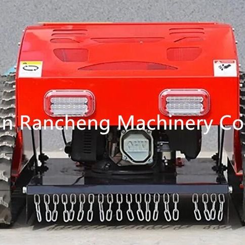 Mesin pemotong rumput hibrida roda empat tipe Crawler (mesin bensin + motor listrik)