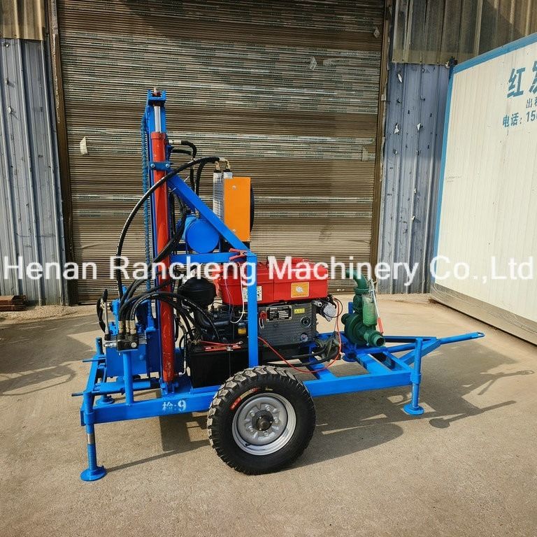 High-Torque Hydraulic Water Drilling Unit Dengan Kapasitas Ganda 150m kedalaman & 1.5t Pengepungan muatan