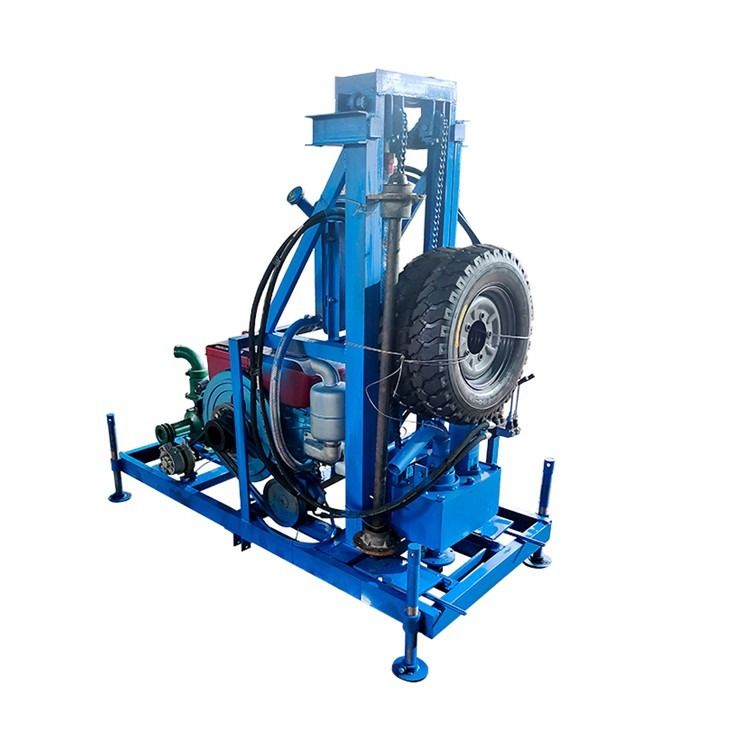 High-Torque Hydraulic Water Drilling Unit Dengan Kapasitas Ganda 150m kedalaman & 1.5t Pengepungan muatan