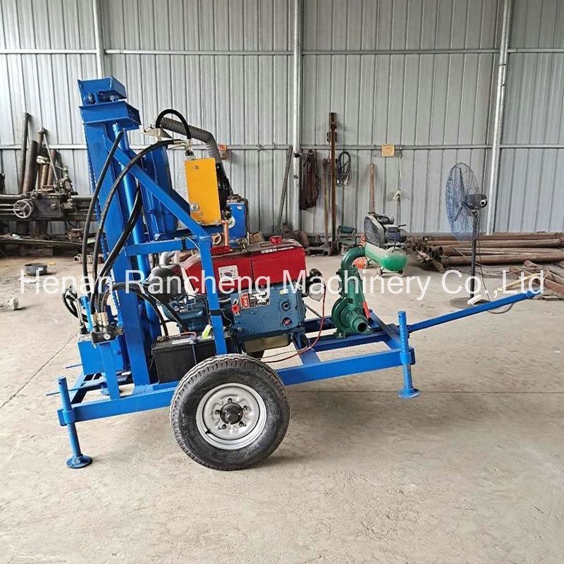 High-Torque Hydraulic Water Drilling Unit Dengan Kapasitas Ganda 150m kedalaman & 1.5t Pengepungan muatan