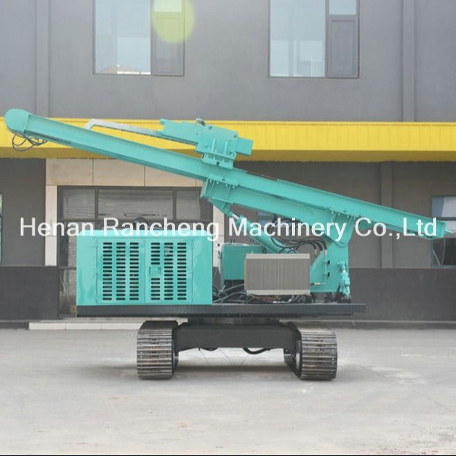 Pengerjaan tanah Fotovoltaic Hydraulic Crawler Solar Pile Driver RC240Y Hydraulic Ramming Solar Pile Machine