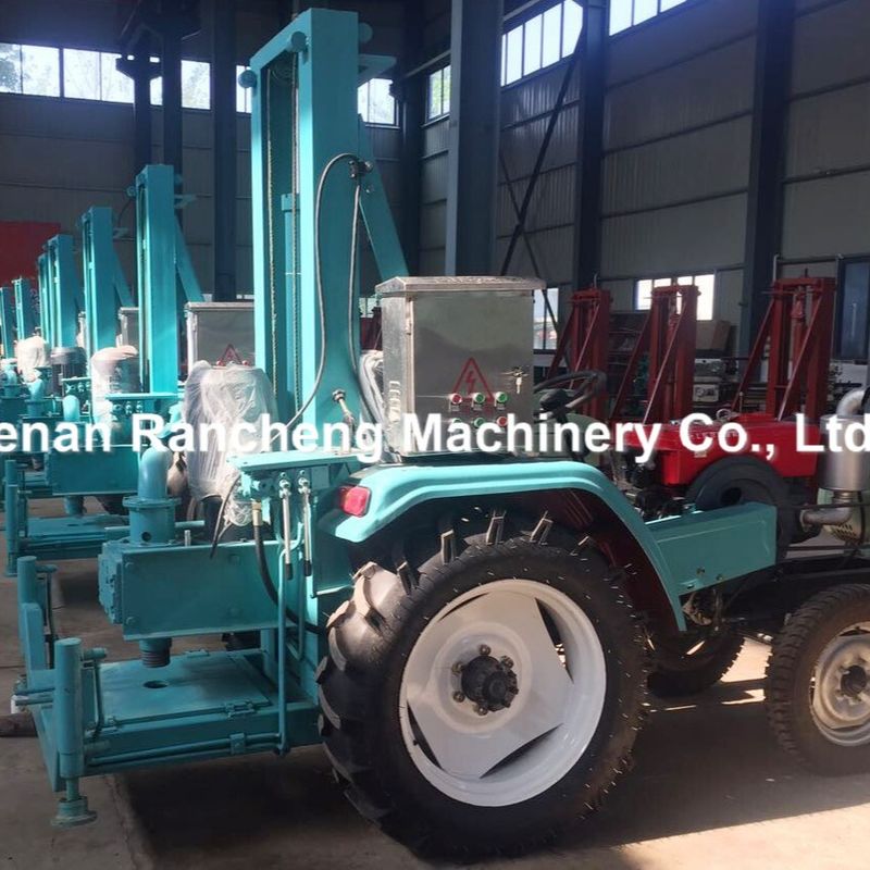 150m DTH Hydraulic Water Well Drilling Rig Mesin Portable Pneumatic Tractor Mounted Drilling Rig