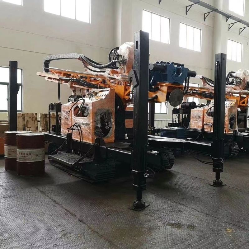 RCJ150RC Mesin Hydraulic Pengeboran Rig Untuk 125W Mesin Daya 8000N.M Maks output torsi