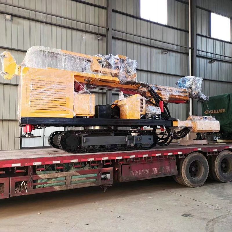 RCJ150RC Mesin Hydraulic Pengeboran Rig Untuk 125W Mesin Daya 8000N.M Maks output torsi