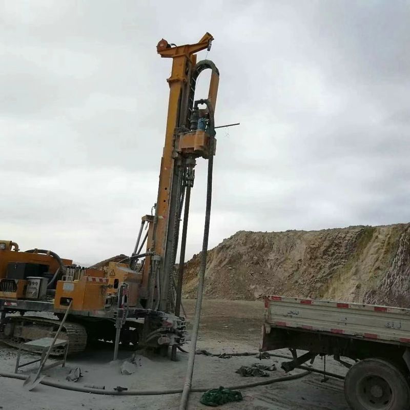 RCJ150RC Mesin Hydraulic Pengeboran Rig Untuk 125W Mesin Daya 8000N.M Maks output torsi