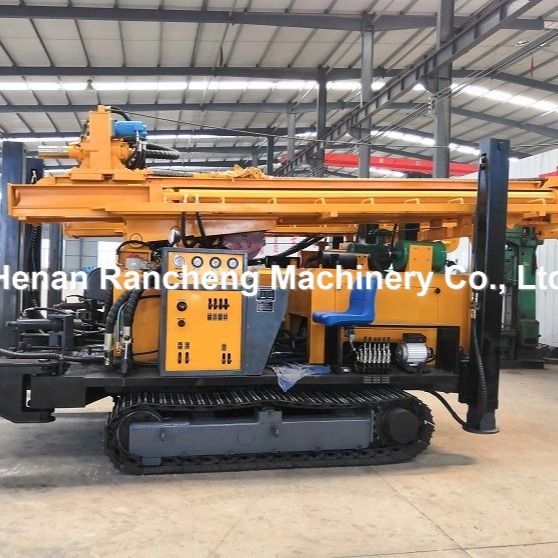 600m Deep Water Well Mesin Diesel Pengeboran Rig RCF600C DTH Pertambangan Crawler dipasang Mesin