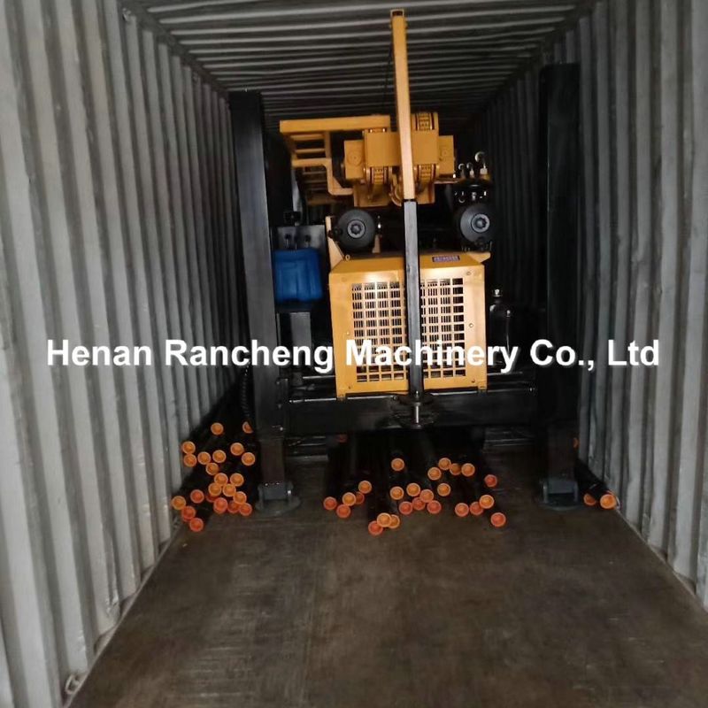 260m Deep Crawler Mounted Hydraulic Water Well Drill Rig RCF260C Mesin Pengeboran Sumur Air