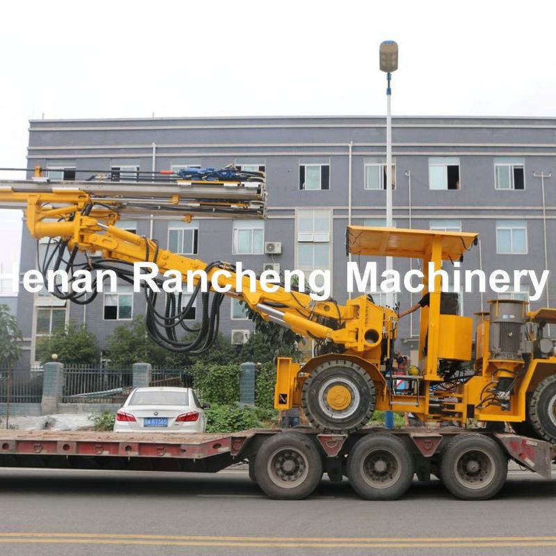 RCZ-22J All Hydraulic Tunneling Jumbo Drilling Rig 3880mm Kedalaman Pengeboran Dengan Daya Mesin Diesel 93KW / 125HP