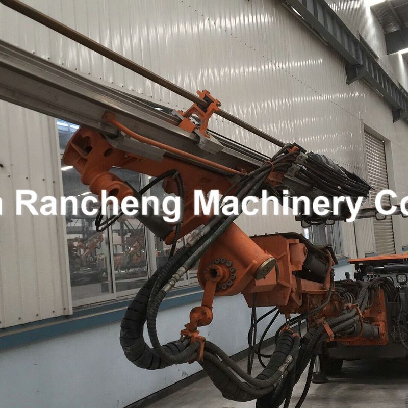 RCZ-22J All Hydraulic Tunneling Jumbo Drilling Rig 3880mm Kedalaman Pengeboran Dengan Daya Mesin Diesel 93KW / 125HP