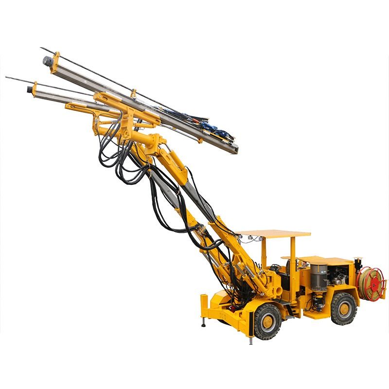 RCZ-22J All Hydraulic Tunneling Jumbo Drilling Rig 3880mm Kedalaman Pengeboran Dengan Daya Mesin Diesel 93KW / 125HP