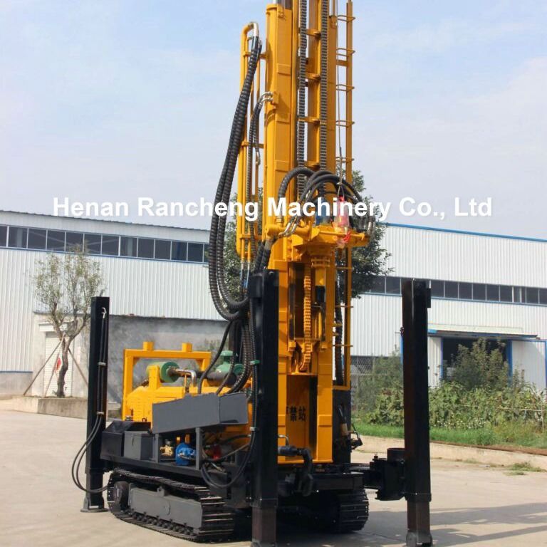 RCF350C Hydraulic Crawler Water Well Drilling Rig dengan kedalaman pengeboran maksimum 350 meter