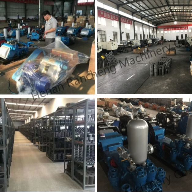 185KW Daya 7MPa Tekanan Maksimum Pengeboran Pompa Lumpur Untuk 1000m Proyek sumur air dalam 7200kg