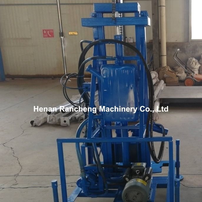 100m Deep Electric Portable Water Well Drilling Rig Dengan Mesin 22 HP 40kg Beban Maksimal