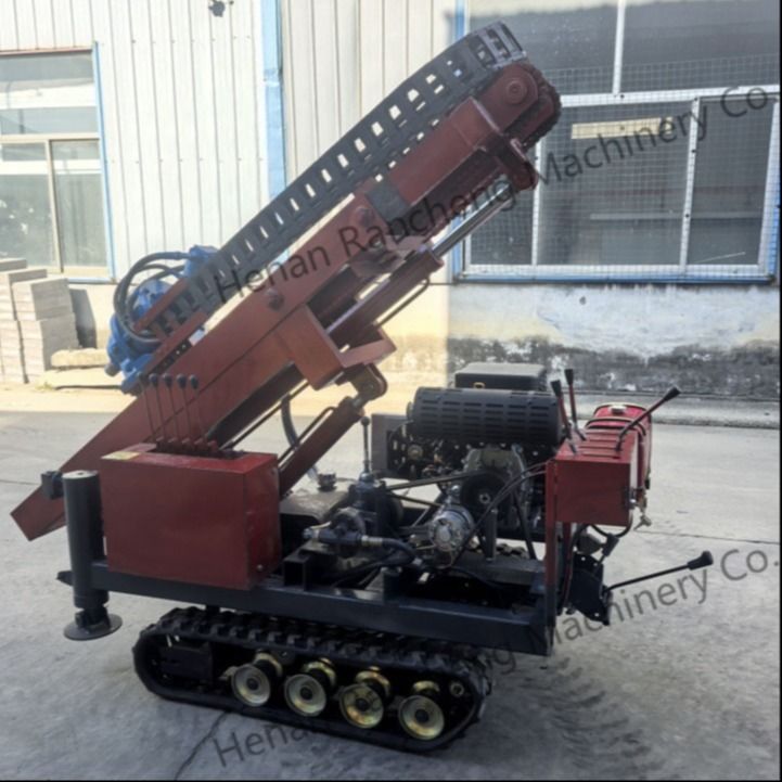RCKM-30S Pemandu Tumpukan Hidraulik Kecil Untuk Pemasangan Tumpukan Surya Dengan Mesin Bensin 28HP