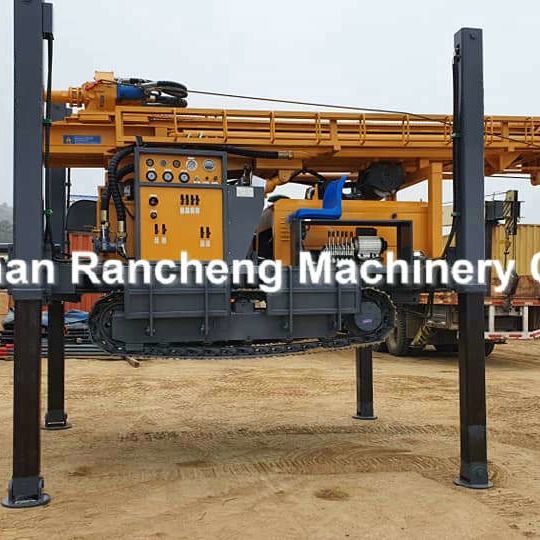 350m Crawler Mounted Water Well Drilling Rig Mesin Bor Hole Pneumatic Water Drilling Rig Mesin Well Drilling Rig