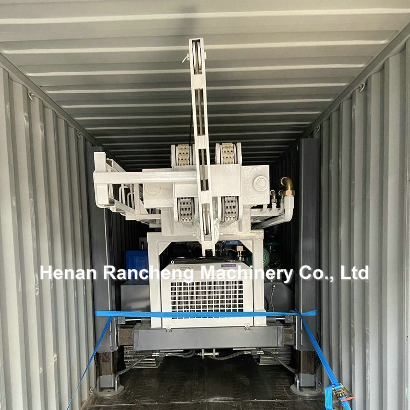 350m Crawler Mounted Water Well Drilling Rig Mesin Bor Hole Pneumatic Water Drilling Rig Mesin Well Drilling Rig