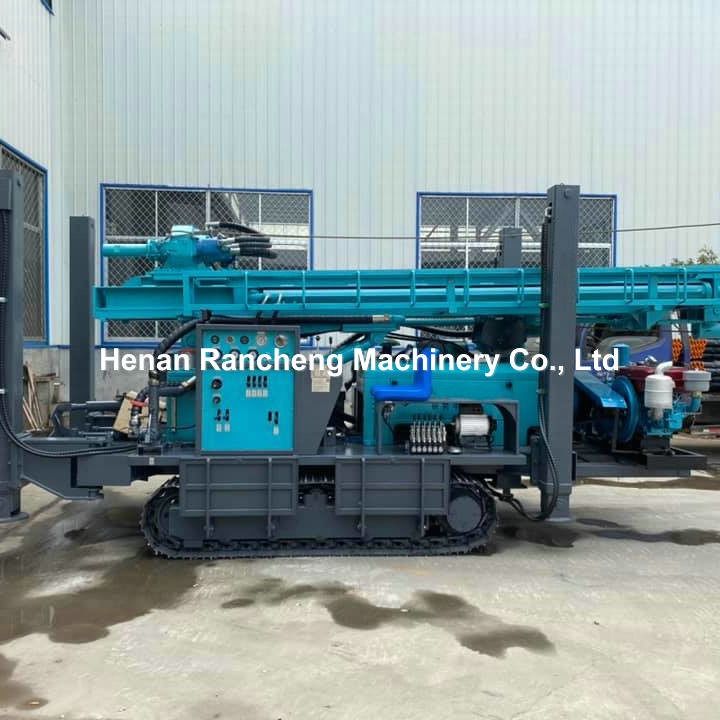RCF280C Steel Track-mounted Water Well Drilling Rig dengan kedalaman pengeboran 280 meter