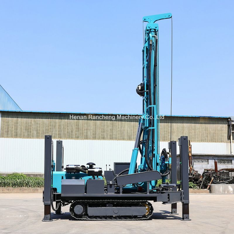 Mesin pengeboran sumur air 400 meter tipe crawler yang sepenuhnya hidrolik 140 - 350mm