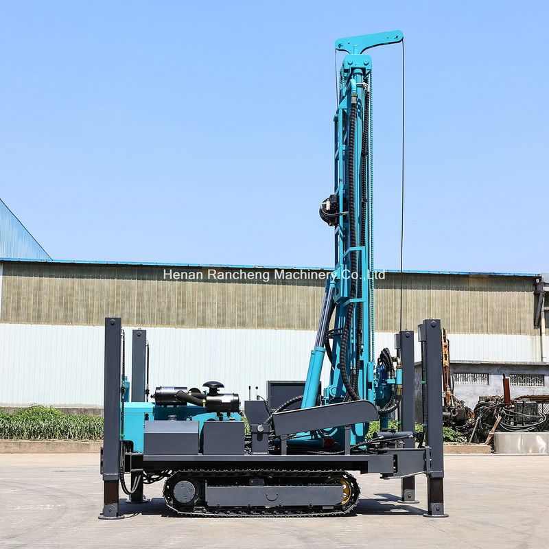 Mesin pengeboran sumur air 400 meter tipe crawler yang sepenuhnya hidrolik 140 - 350mm