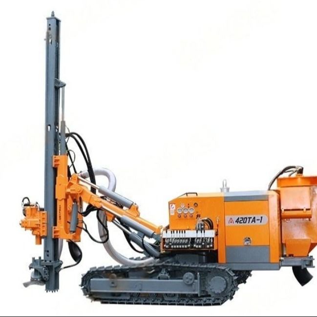 Jenis Terintegrasi Pengeboran DTH Portabel Pertambangan Hard Rock Blast Hole Rig Pengeboran DTH Hidraulik